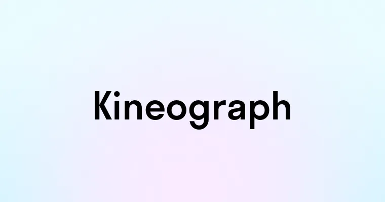 Kineograph