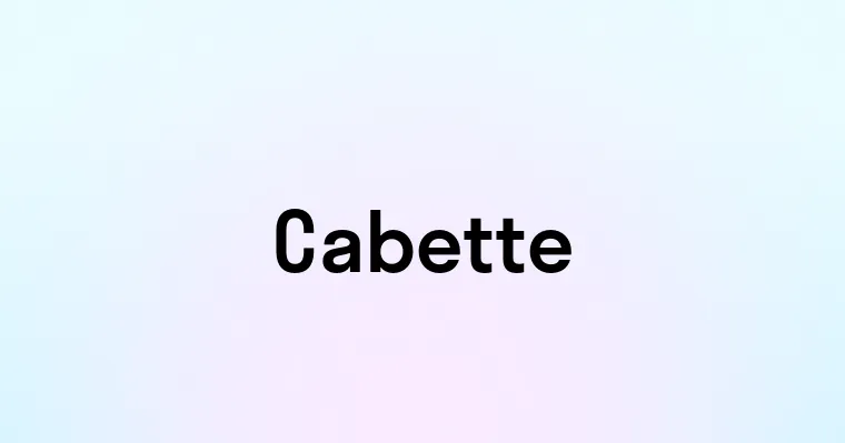 Cabette