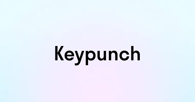 Keypunch