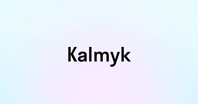 Kalmyk