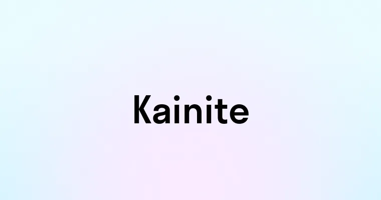 Kainite