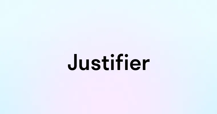 Justifier