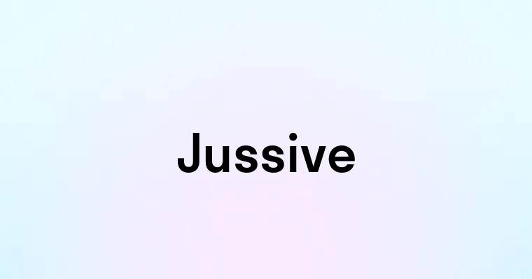 Jussive