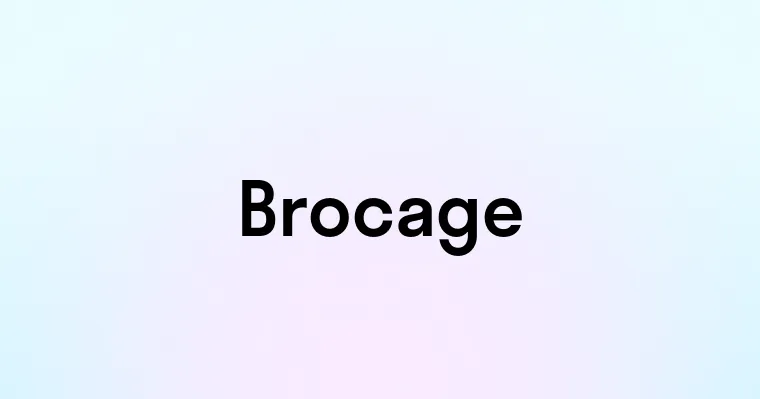 Brocage