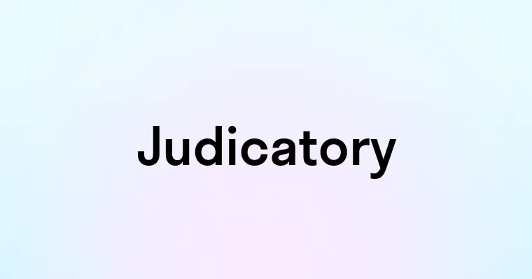 Judicatory