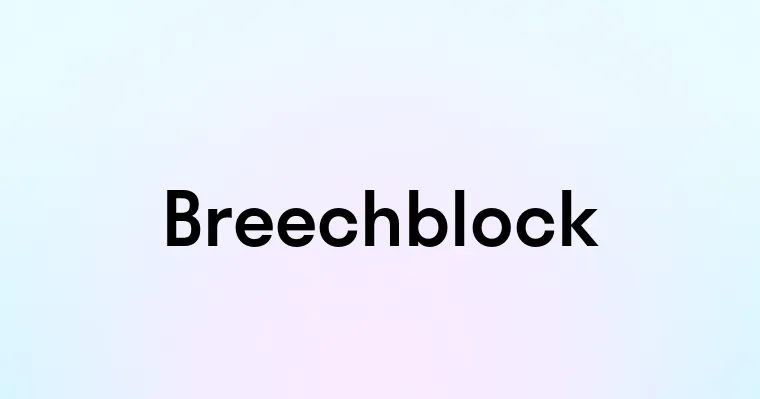 Breechblock