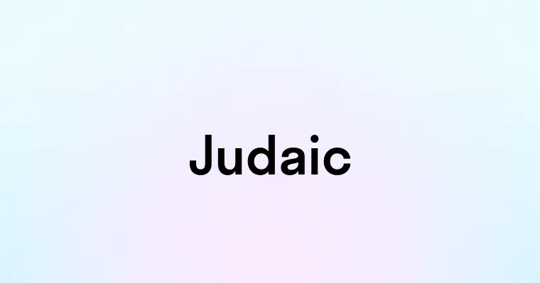 Judaic