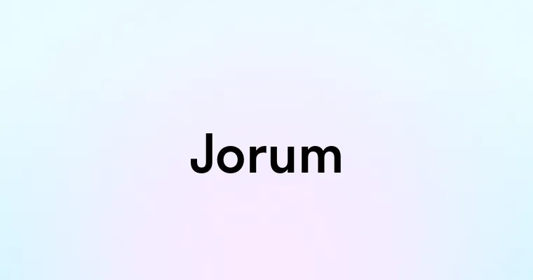 Jorum