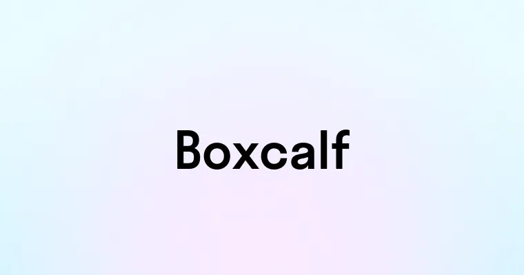 Boxcalf