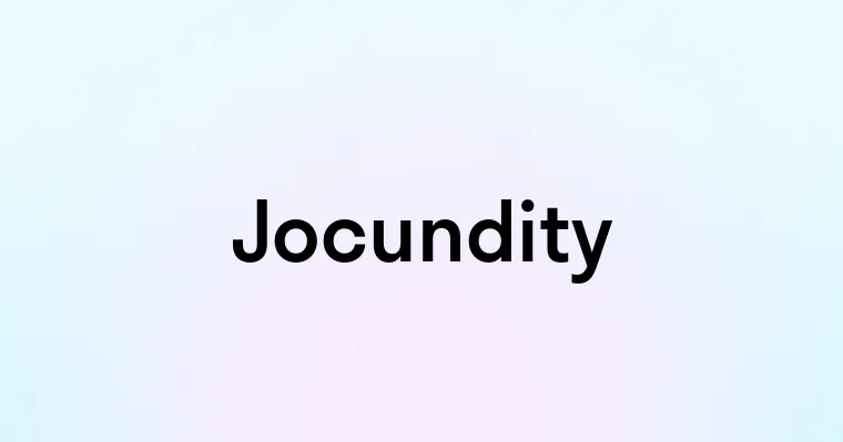 Jocundity