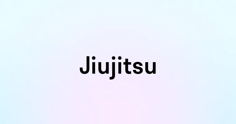 Jiujitsu