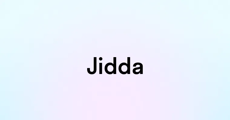 Jidda