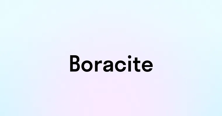 Boracite