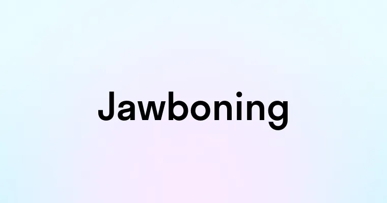 Jawboning