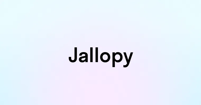 Jallopy