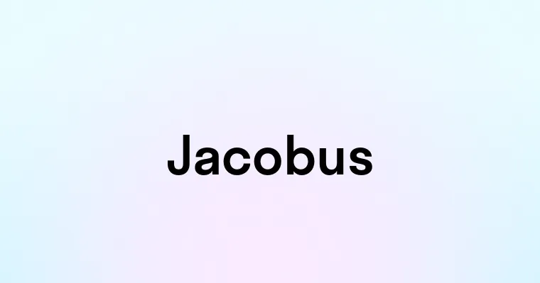 Jacobus