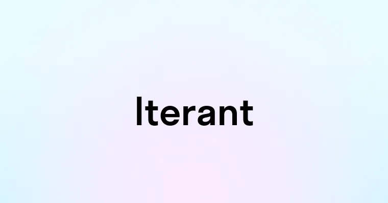 Iterant