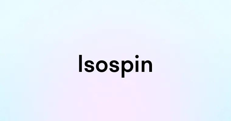 Isospin