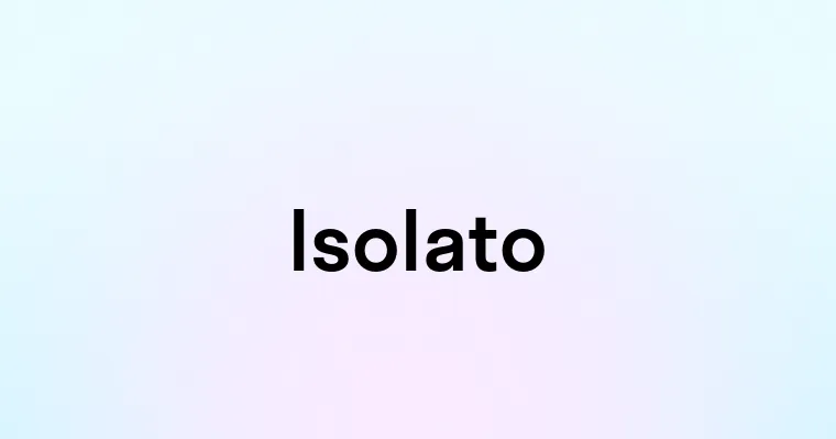 Isolato