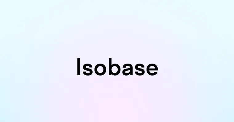 Isobase