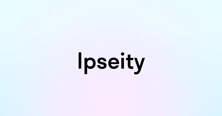 Ipseity