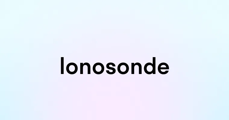 Ionosonde