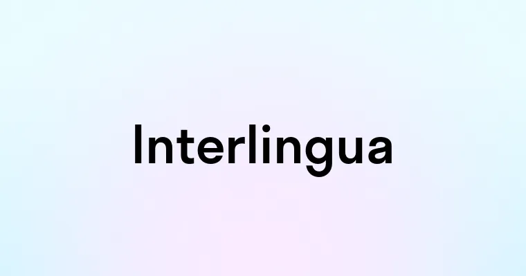 Interlingua