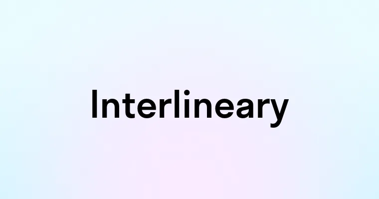 Interlineary