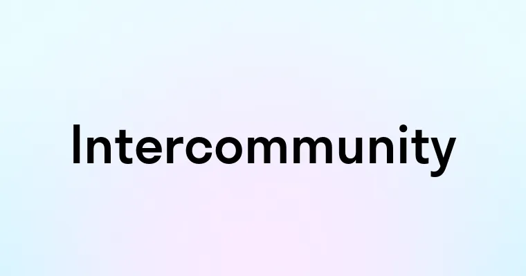 Intercommunity