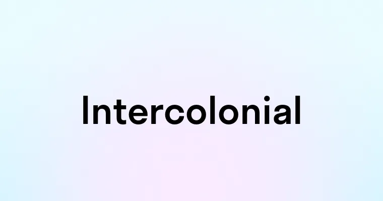 Intercolonial