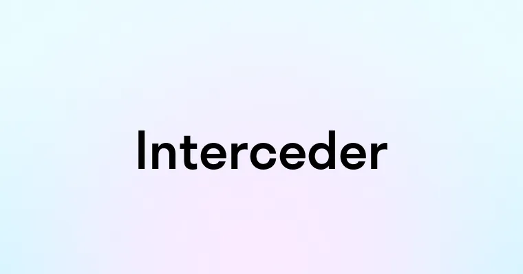 Interceder