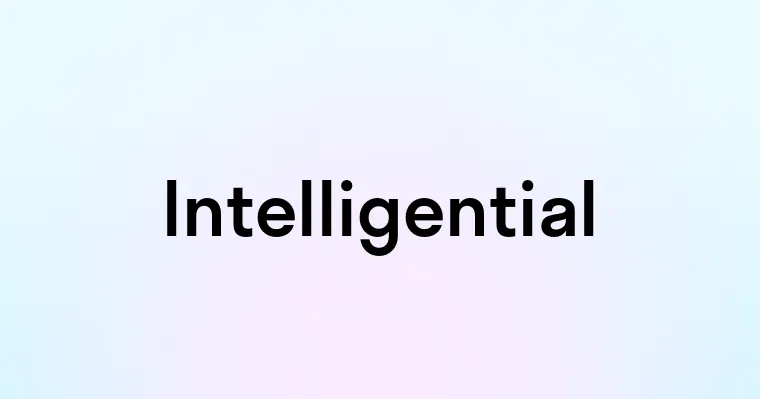 Intelligential