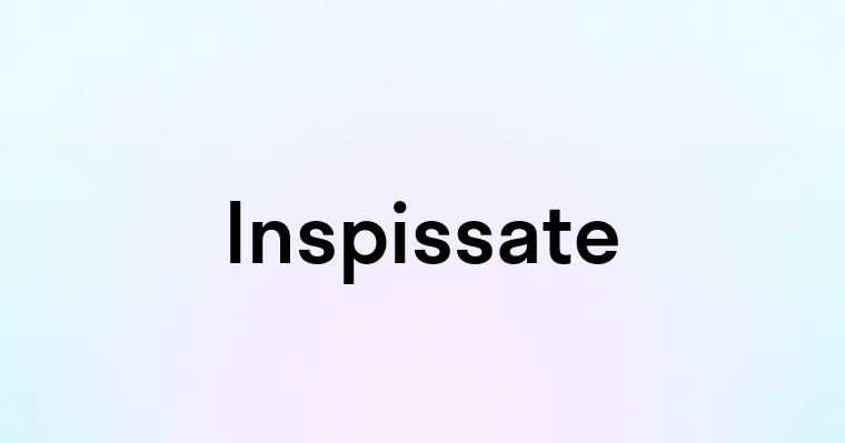 Inspissate