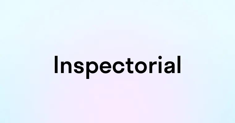 Inspectorial