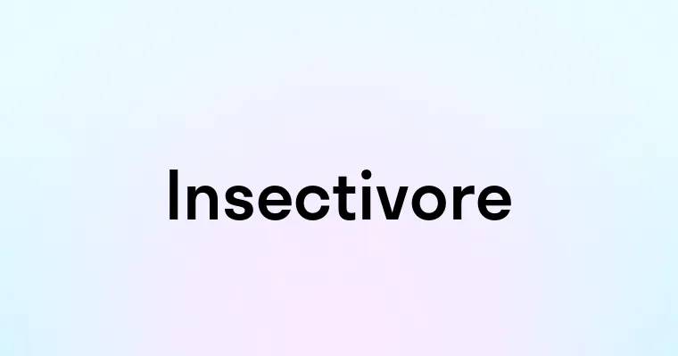 Insectivore