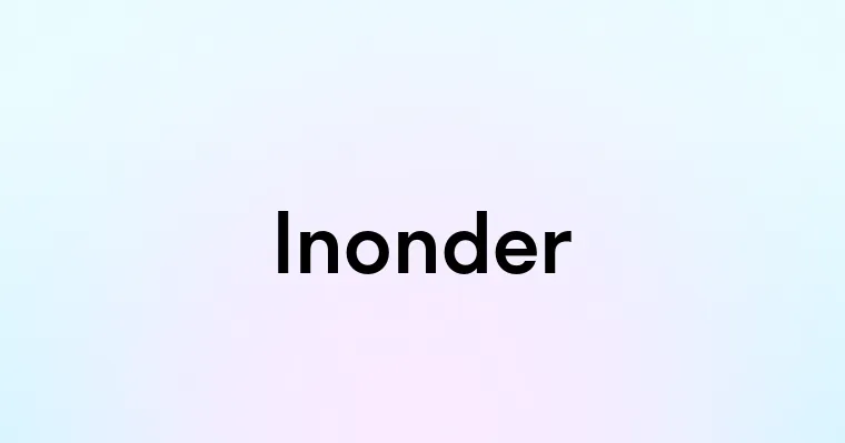 Inonder