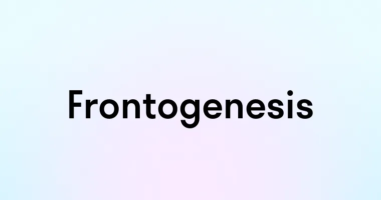 Frontogenesis