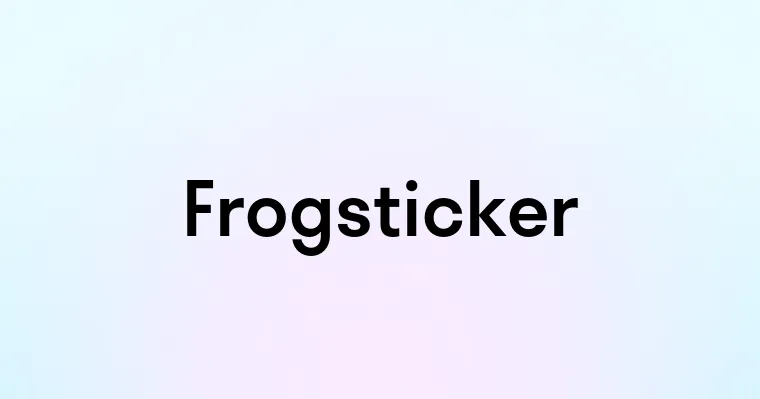 Frogsticker