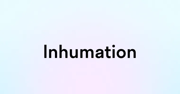 Inhumation