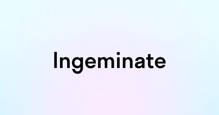 Ingeminate