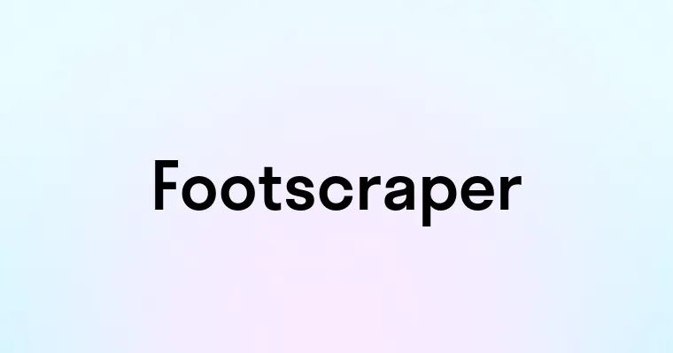 Footscraper