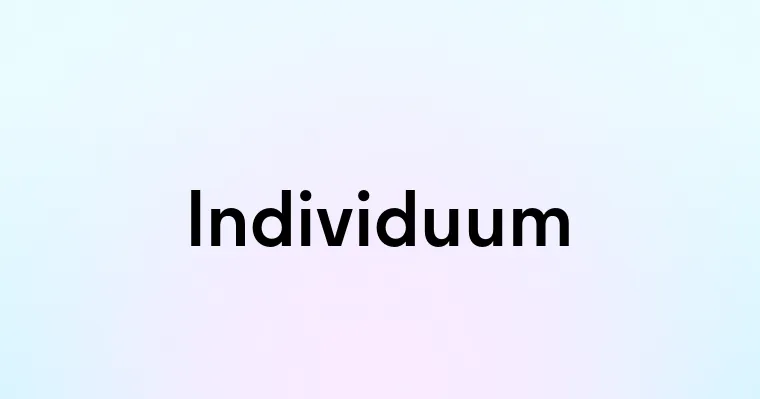 Individuum