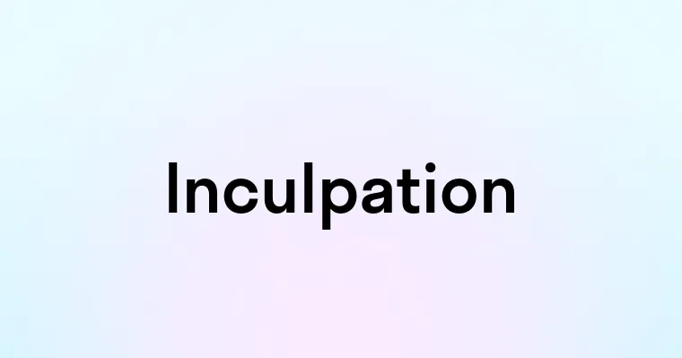 Inculpation