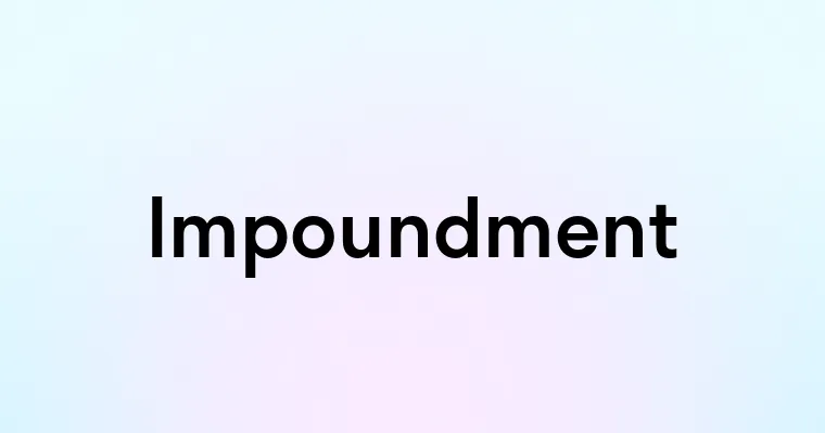 Impoundment