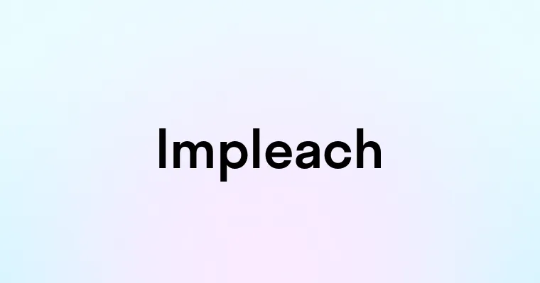 Impleach