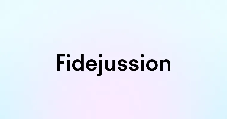 Fidejussion