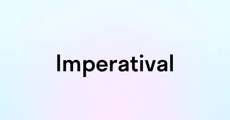 Imperatival