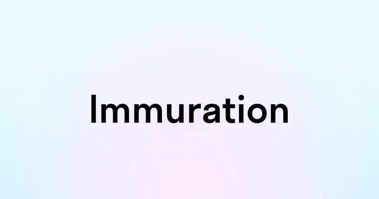 Immuration