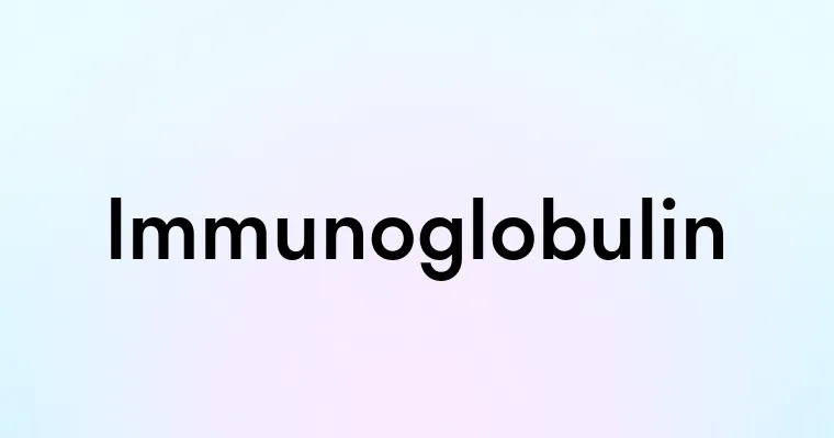 Immunoglobulin