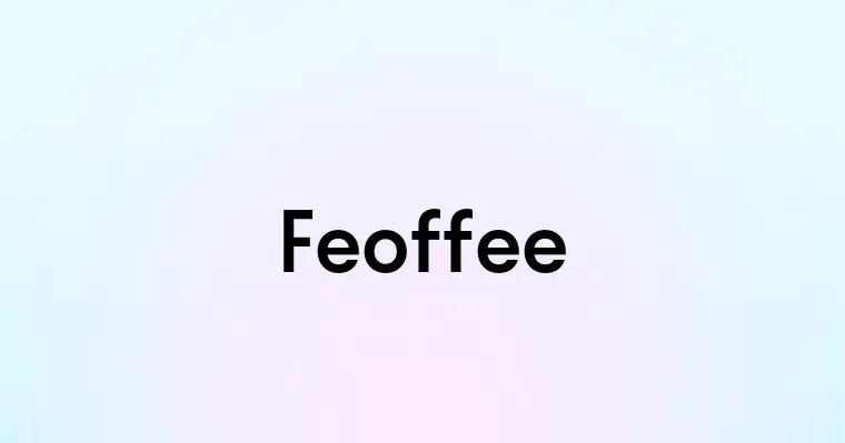 Feoffee